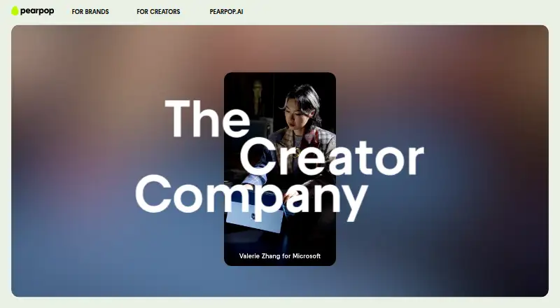Pearpop's website