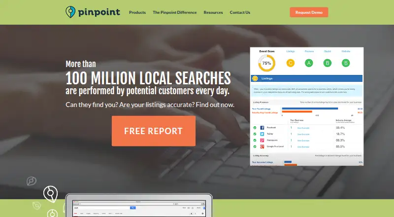 Pinpoint Platform's website