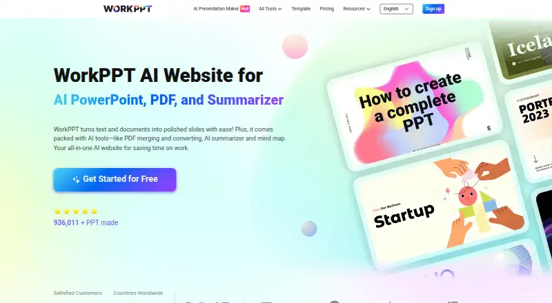 WorkPPT's website