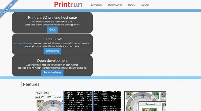 Printrun's website