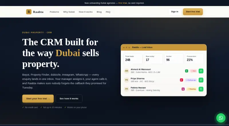 Raabta's website