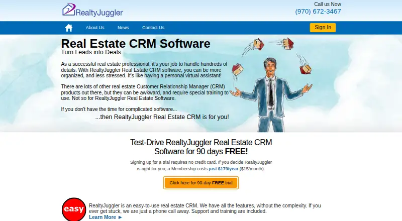 RealtyJuggler's website