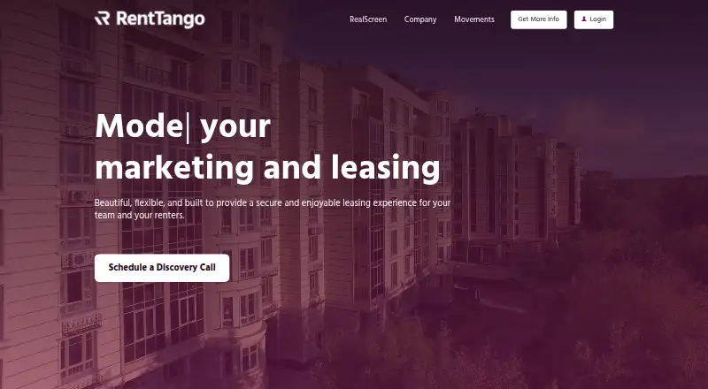 RentTango's website