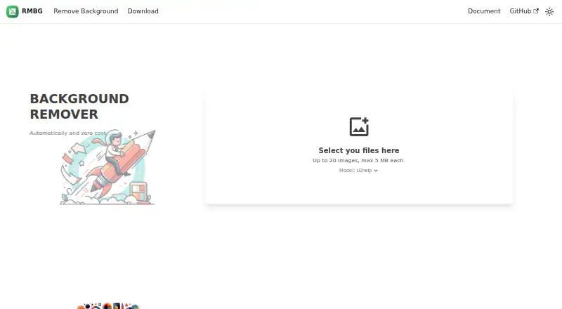 RMBG's website