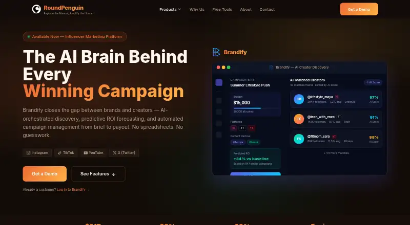 Brandify's website