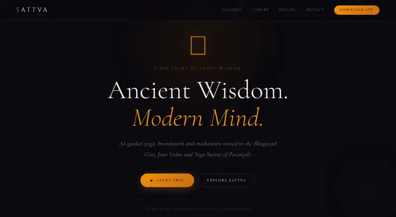 Sattva's website