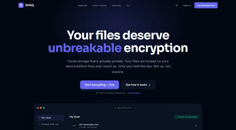 Sefaly's website