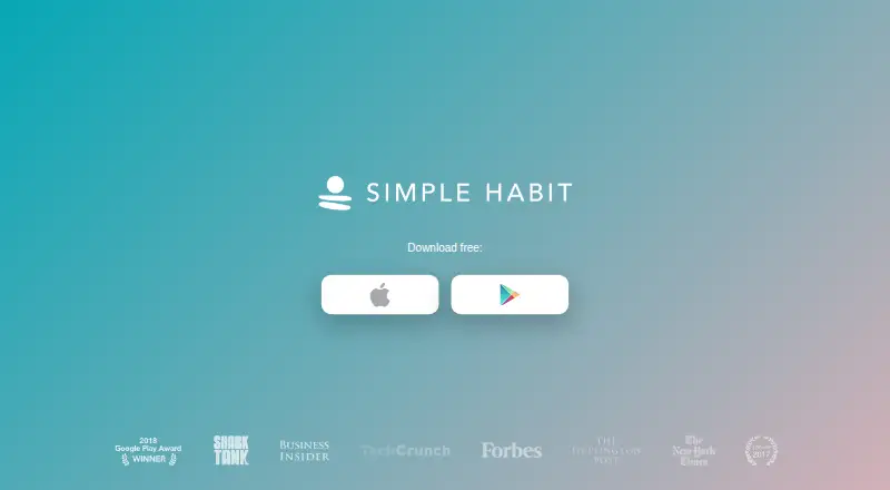Simple Habit's website
