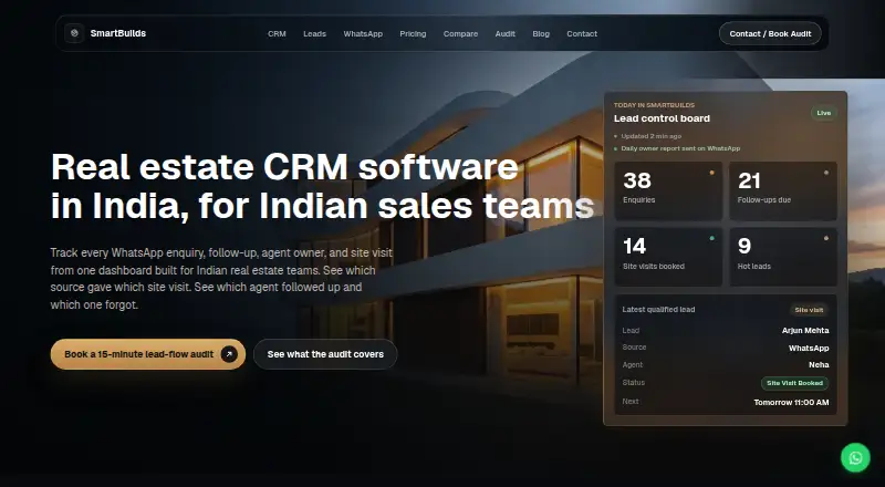 SmartBuilds's website