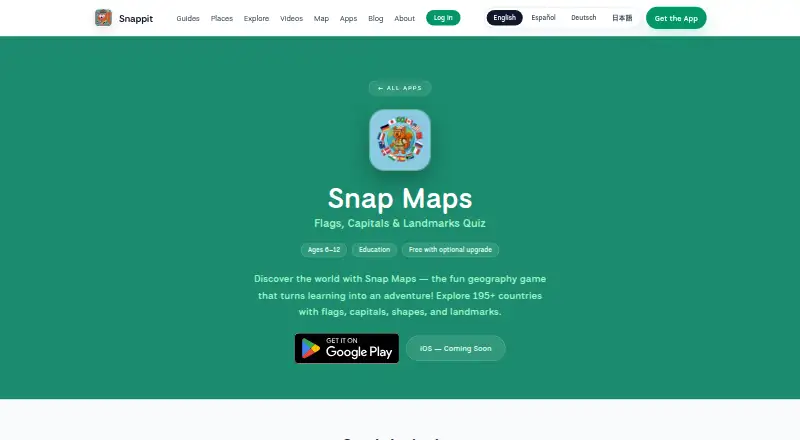 Snap Maps's website