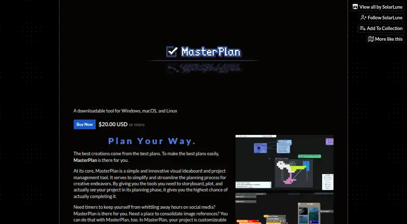 MasterPlan's website