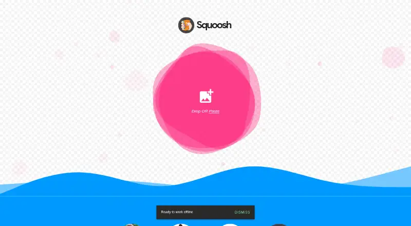 Squoosh's website