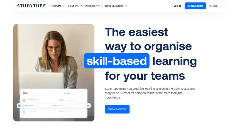 Studytube's website