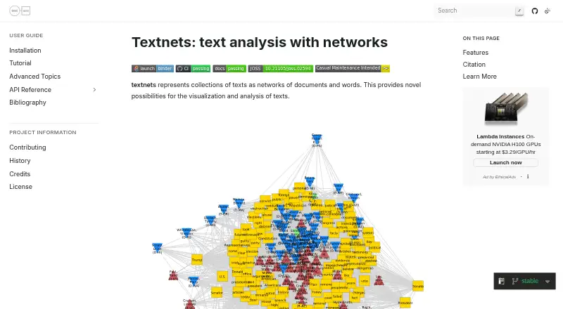 textnets's website