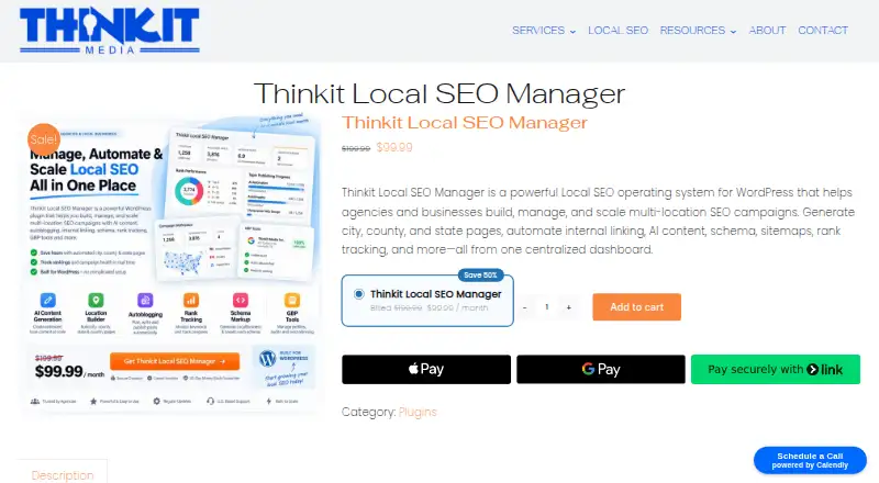 Thinkit Local SEO Manager's website