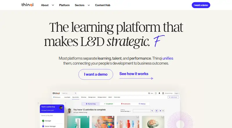 Thinqi's website