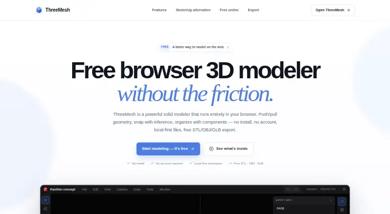 ThreeMesh's website