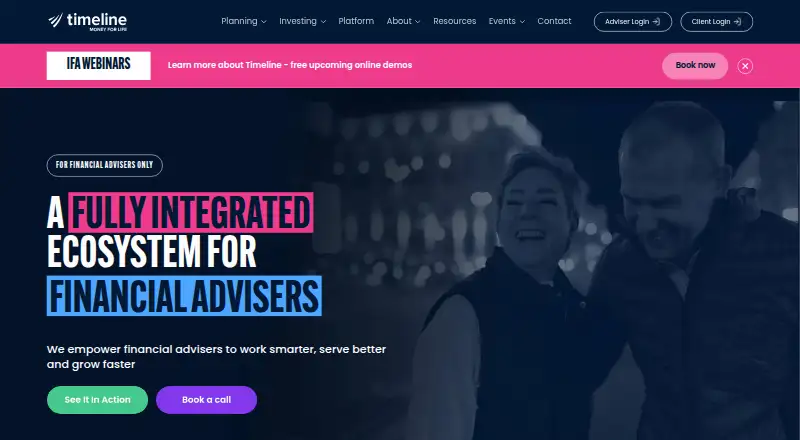 Timeline's website