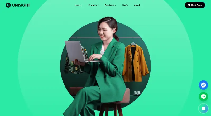 UniSight CDP's website