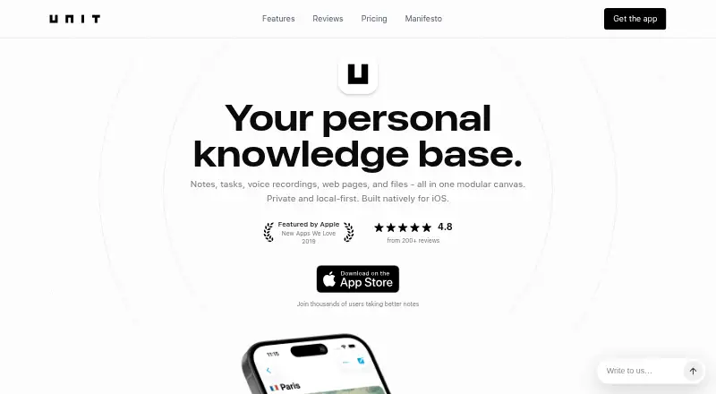 Unit's website
