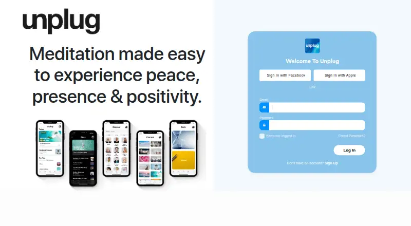 Unplug's website