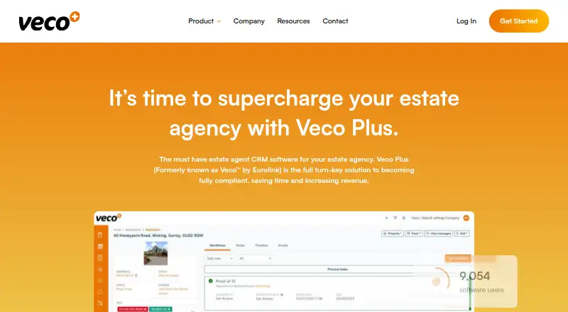 Veco Plus's website