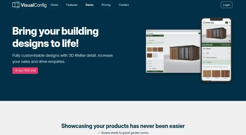 VisualConfig's website