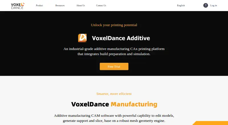 VoxelDance Additive's website