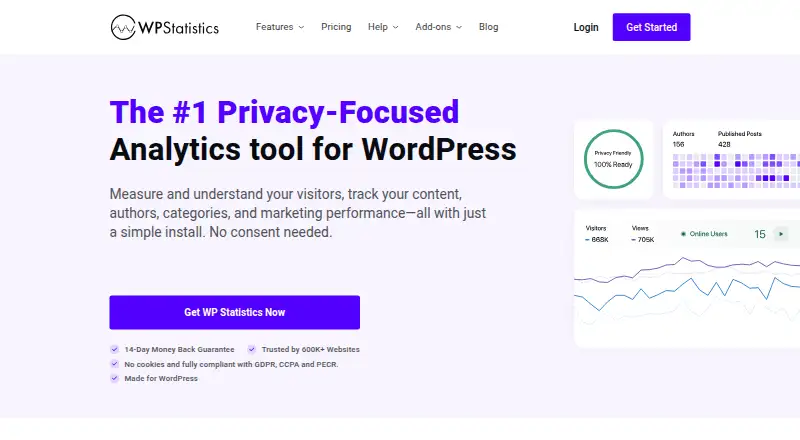 WP Statistics's website