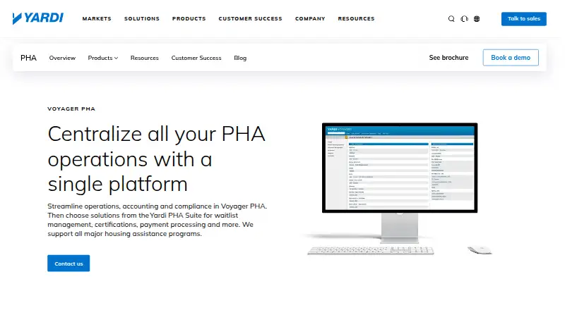 Voyager PHA's website