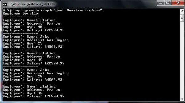 Java Tutorial Copy Constructor in Java