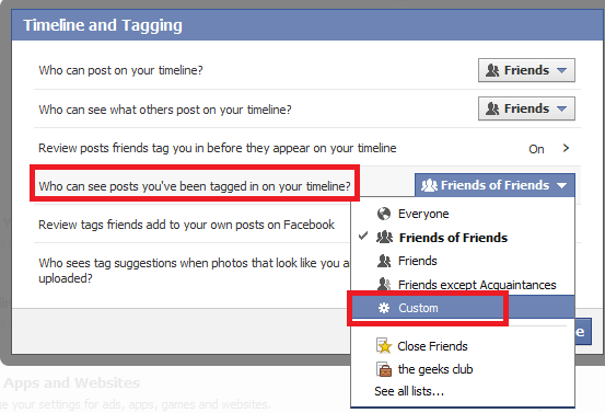 stop people from Tagging me in Facebook Photos