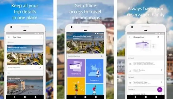 Google Trips - Travel Planner