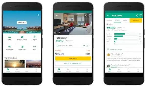 TripAdvisor app for Android