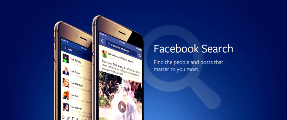 Facebook search