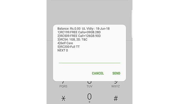 Check account balance in Android