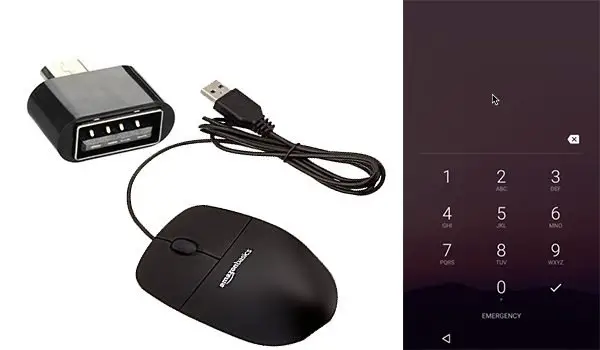 OTG mouse to connect with Android Phone