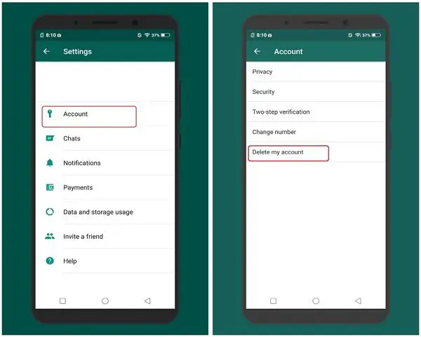How to delete your WhatsApp account