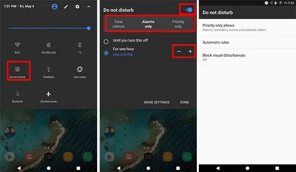 How to Configure DND Profiles on Android OREO