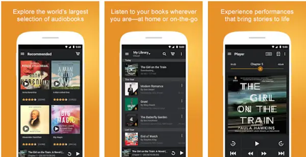 Audiobooks service lets you  listen to Audiobooks on Android