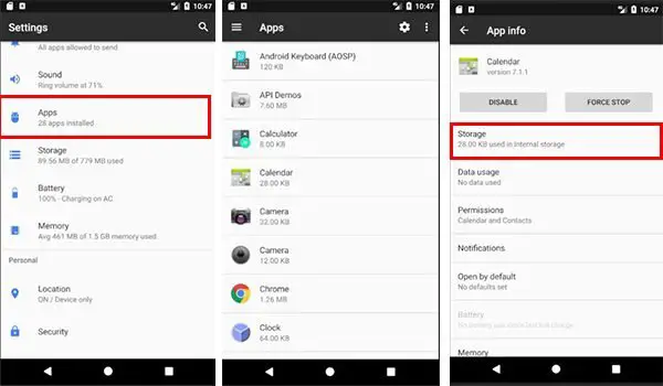  Stock method to move Android apps to SD Card from phone storage