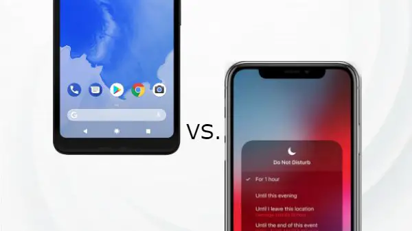 Android P vs iOS 12