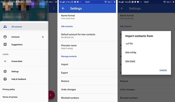 How to backup and restore Android contacts after reset or on new phone