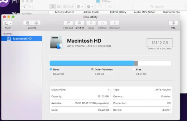 How to create, delete, and merge a partition on macOS