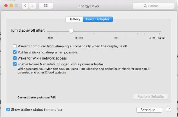 Fix Mac doesn't sleep or wake when expected