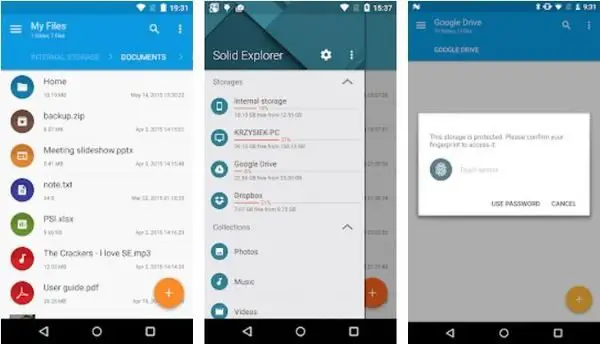 Solid File Manager :  Top Ten Android Apps 