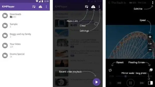 Play compressed videos on Android