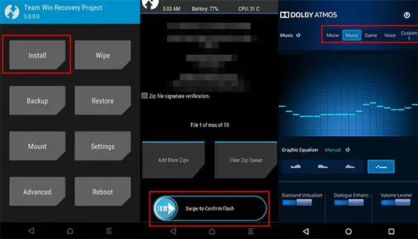 Install Dolby Atmos on Android