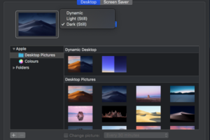 enable Dark Mode in macOS Mojave