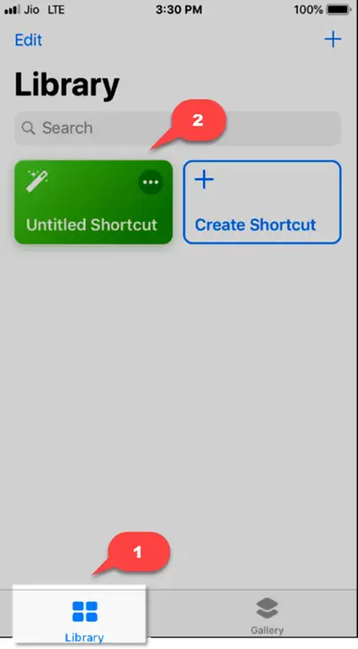 Add Shortcut